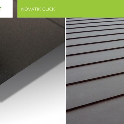 NOVATIK | METAL Acoperis Novatik Click Mat - detaliu - Tablă prefălțuită pentru acoperișuri fălțuite NOVATIK