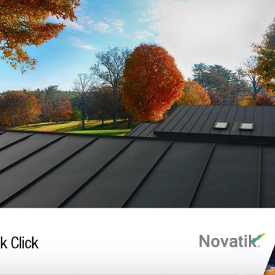 NOVATIK | METAL Novatik Click - Tablă prefălțuită pentru acoperișuri fălțuite NOVATIK | METAL