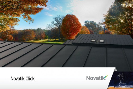 NOVATIK | METAL Novatik Click - Tablă prefălțuită pentru acoperișuri fălțuite NOVATIK | METAL