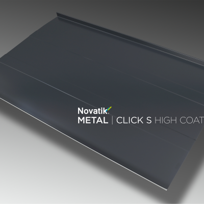 NOVATIK | METAL Novatik METAL CLICK S HIGH COAT_Grey 7016 - Tablă prefălțuită pentru acoperișuri fălțuite