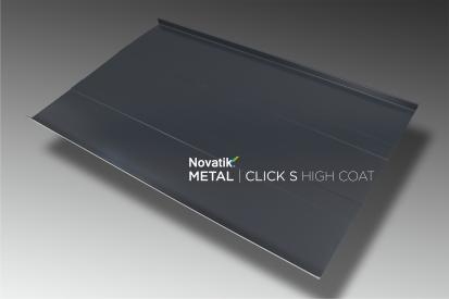 Novatik METAL CLICK S HIGH COAT_Grey 7016 Click Click S Click Silent Tabla prefaltuita pentru acoperisuri