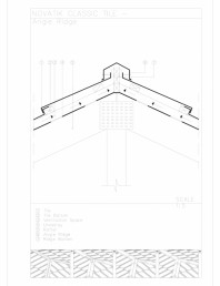 Novatik Classic Tile - Ridge Angle