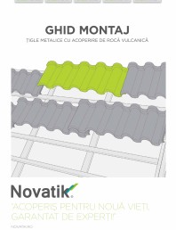 Ghid montaj - Țigle metalice cu acoperire de rocă vulcanică