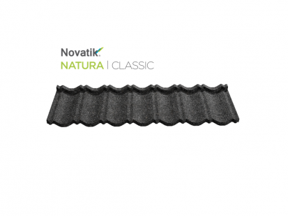 Novatik NATURA CLASSIC_Dark Moon CLASSIC Paletar tigle metalice cu acoperire de roca vulcanica