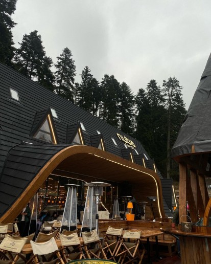 Acoperis Novatik NATURA WOOD WOOD Tigle metalice cu acoperire de roca vulcanica