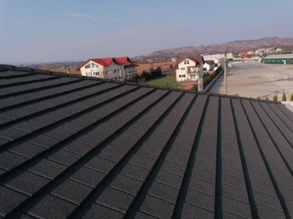 Acoperis Novatik NATURA SLATE SLATE Tigle metalice cu acoperire de roca vulcanica