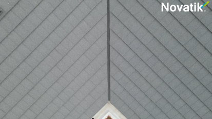 Acoperis Novatik NATURA SLATE SLATE Tigle metalice cu acoperire de roca vulcanica