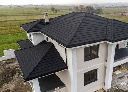 Acoperis Novatik NATURA SLATE SLATE Tigle metalice cu acoperire de roca vulcanica
