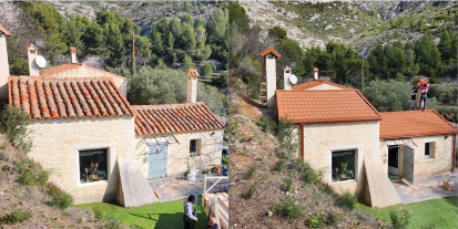 Before_After-Novatik NATURA CLASSIC-Franta CLASSIC Tigle metalice cu acoperire de roca vulcanica