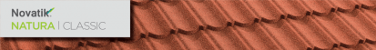 Acoperis Novatik NATURA CLASSIC - detaliu CLASSIC Tigle metalice cu acoperire de roca vulcanica