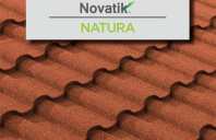 Ţiglă metalică cu acoperire de rocă vulcanică Novatik NATURA