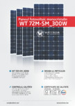 Fisa tehnica pentru panoul fotovoltaic monocristalin WATTROM - WT 300M