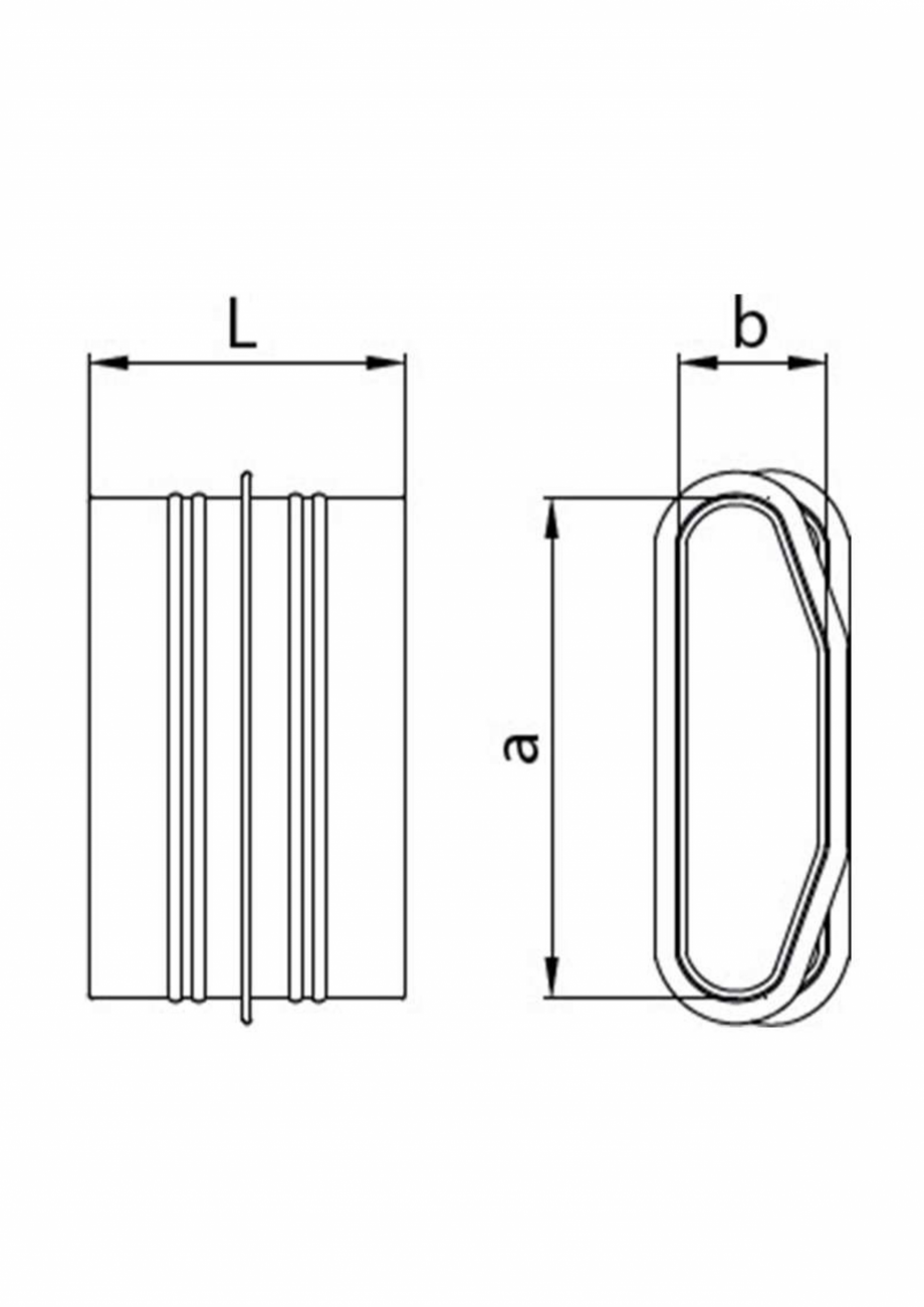 Pagina 1 - Schita tehnica ALLVENT ENGINEERING Conector asimetric Fisa tehnica 