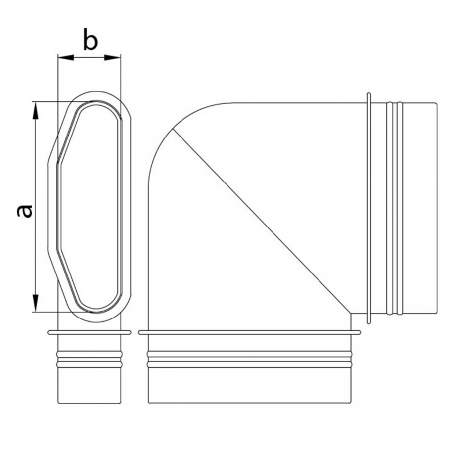 Pagina 1-Schita tehnica ALLVENT ENGINEERING Cot orizontal Fisa tehnica 