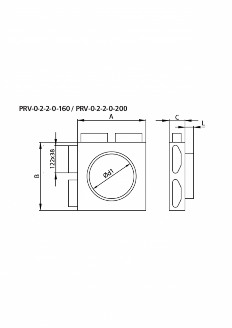 Pagina 1-Schita tehnica ALLVENT ENGINEERING Distribuitor tubulatura plata Fisa tehnica 