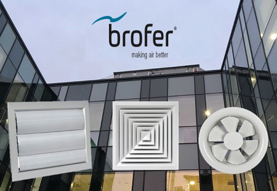 Anemostate si grile pentru instalatiile de climatizare si ventilatie Brofer