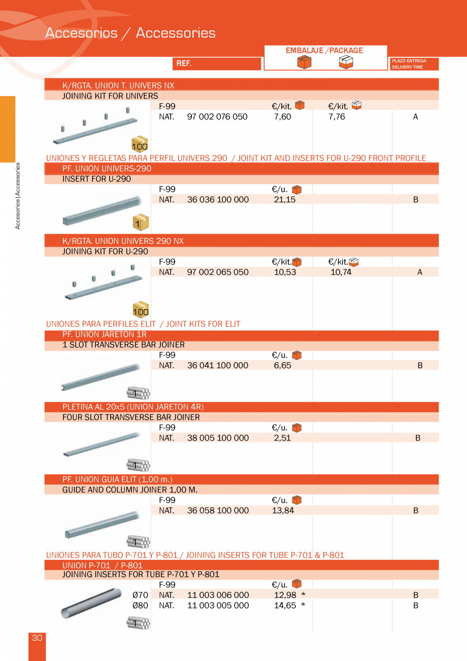 Pagina 62 - Lista de preturi LLaza LLAZA Bip 300, Bip 500, Maxi Screen, Aluminiu, Lemn Catalog,...