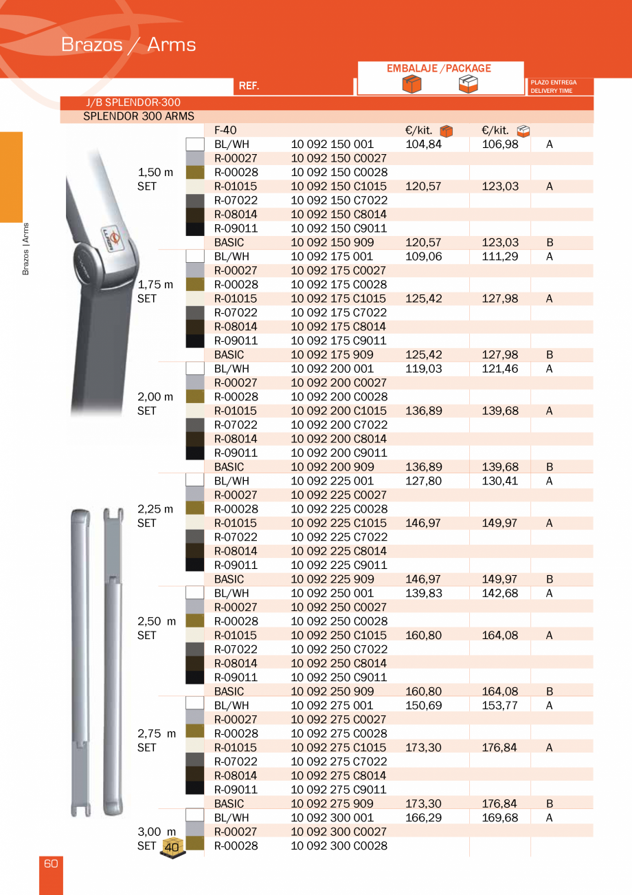 Pagina 122-Lista de preturi LLaza LLAZA Bip 300, Bip 500, Maxi Screen, Aluminiu, Lemn Catalog, brosura Engleza ...