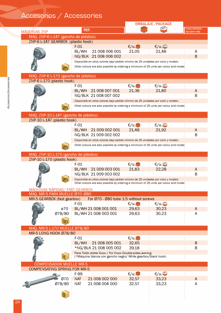 Pagina 50-Lista de preturi LLaza LLAZA Bip 300, Bip 500, Maxi Screen, Aluminiu, Lemn Catalog, brosura Engleza ...