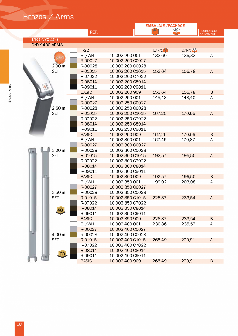 Pagina 117-Lista de preturi LLaza LLAZA Bip 300, Bip 500, Maxi Screen, Aluminiu, Lemn Catalog, brosura Engleza ...