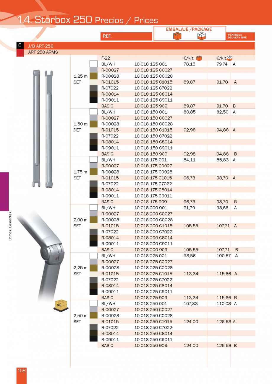 Pagina 318-Lista de preturi LLaza LLAZA Bip 300, Bip 500, Maxi Screen, Aluminiu, Lemn Catalog, brosura Engleza ...