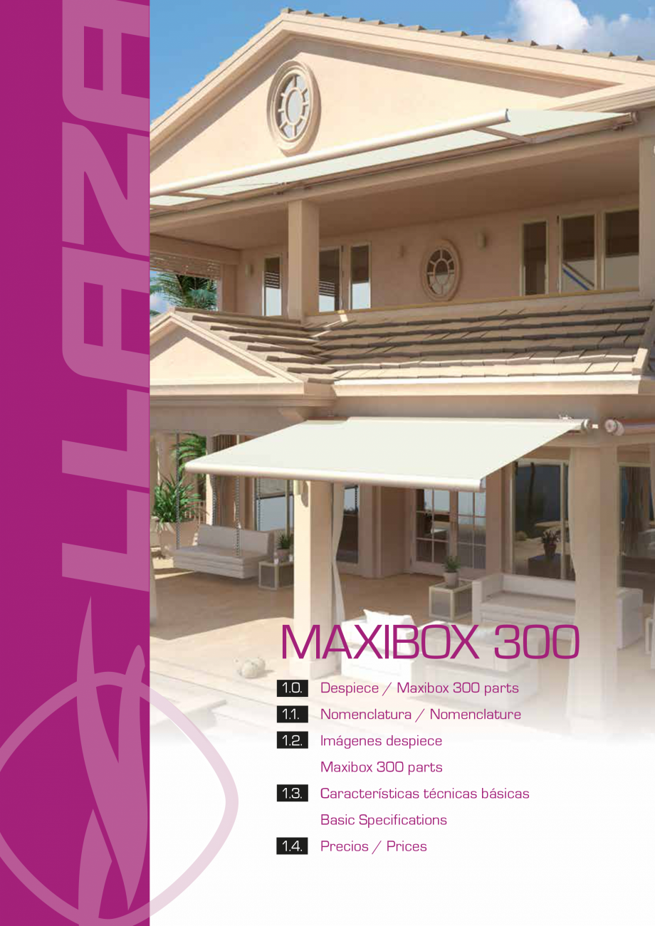 Pagina 344-Lista de preturi LLaza LLAZA Bip 300, Bip 500, Maxi Screen, Aluminiu, Lemn Catalog, brosura Engleza ...