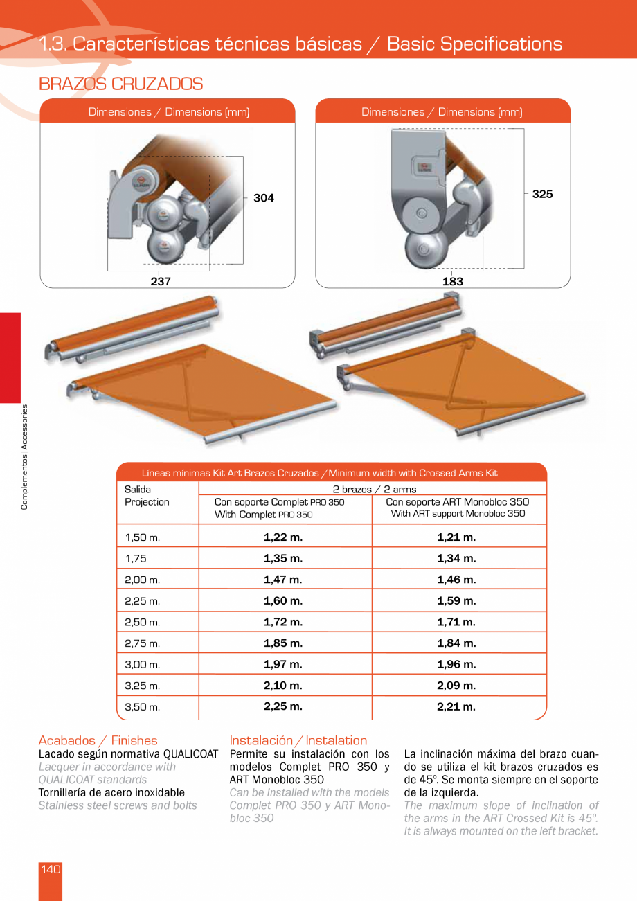 Pagina 282-Lista de preturi LLaza LLAZA Bip 300, Bip 500, Maxi Screen, Aluminiu, Lemn Catalog, brosura Engleza ...