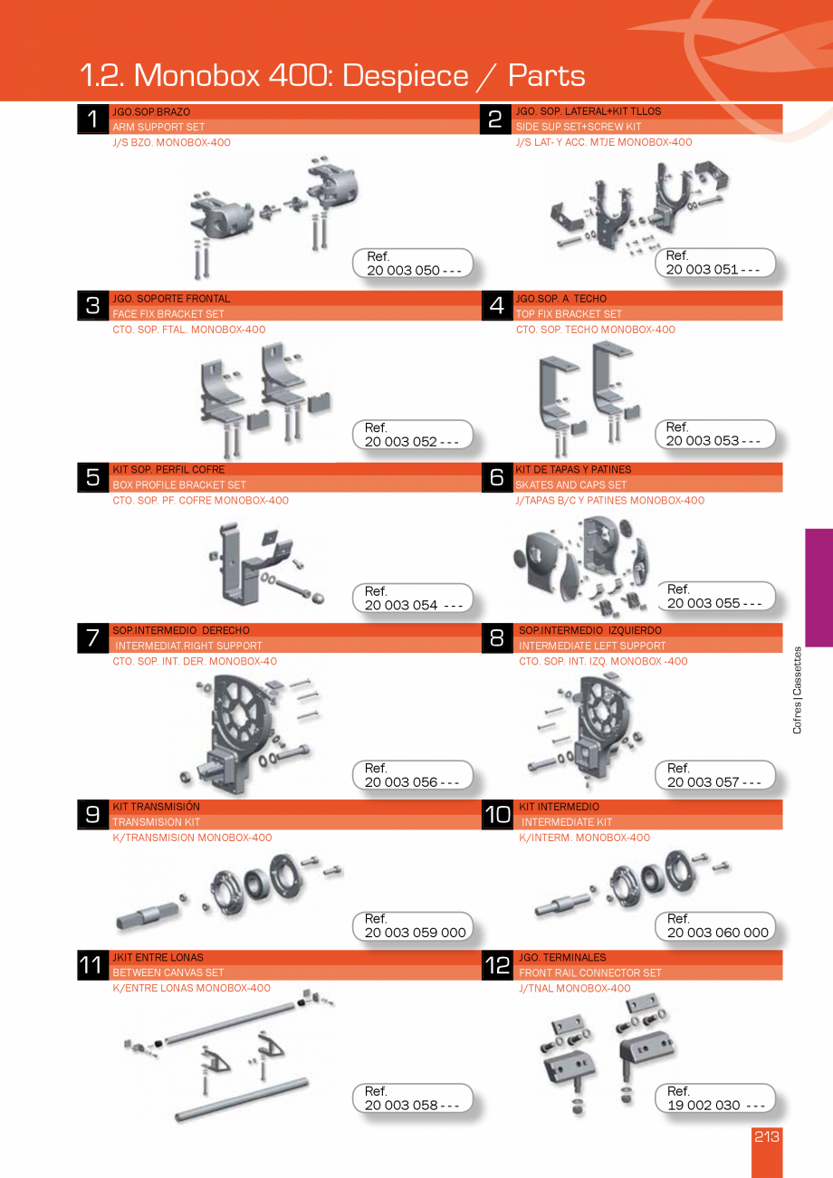 Pagina 428-Lista de preturi LLaza LLAZA Bip 300, Bip 500, Maxi Screen, Aluminiu, Lemn Catalog, brosura Engleza 
