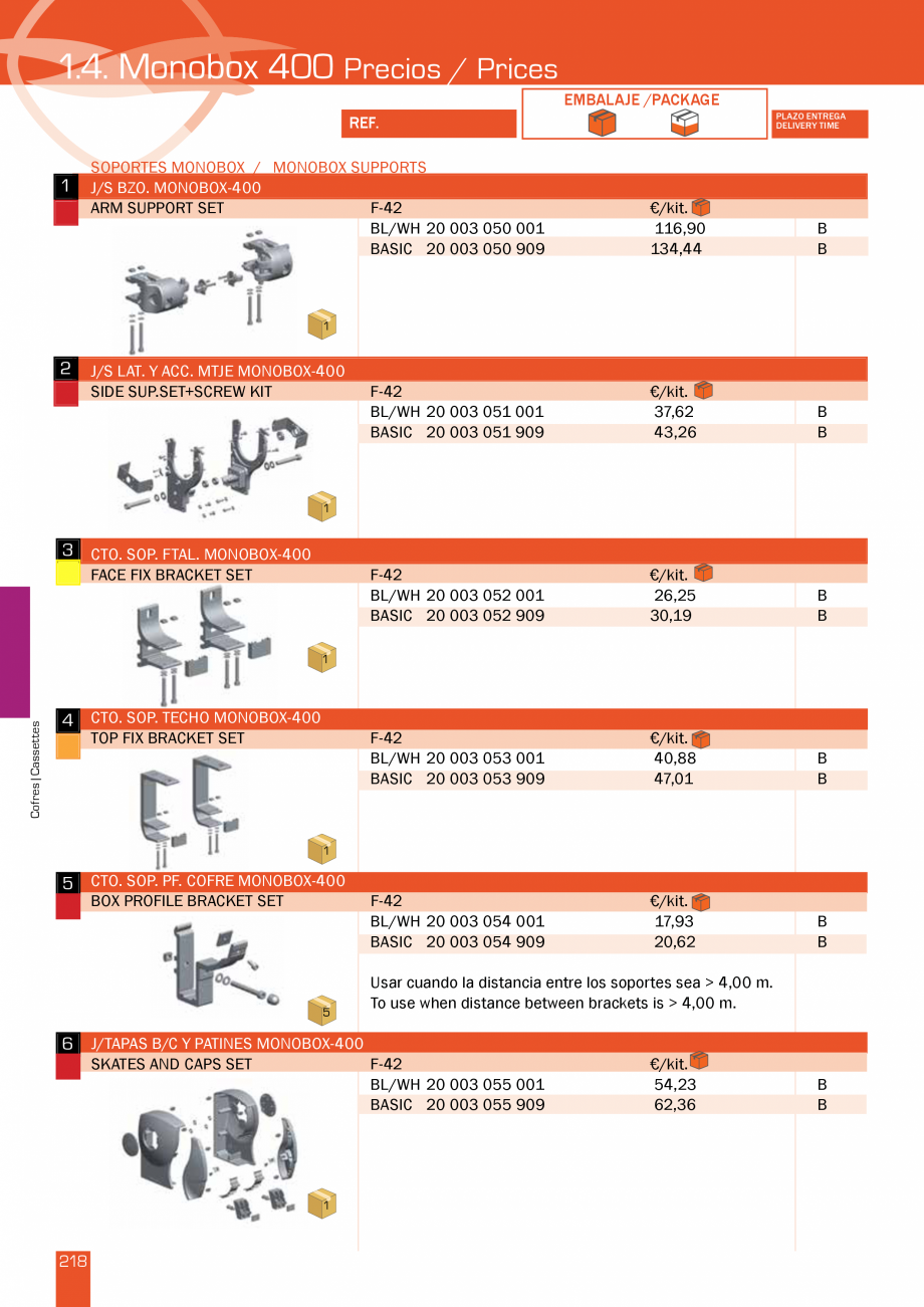 Pagina 437-Lista de preturi LLaza LLAZA Bip 300, Bip 500, Maxi Screen, Aluminiu, Lemn Catalog, brosura Engleza 