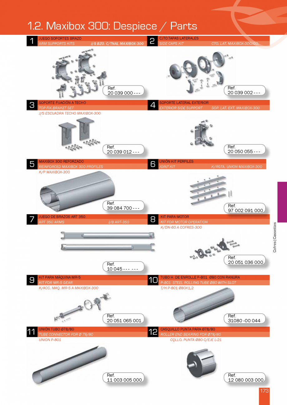 Pagina 347-Lista de preturi LLaza LLAZA Bip 300, Bip 500, Maxi Screen, Aluminiu, Lemn Catalog, brosura Engleza ...