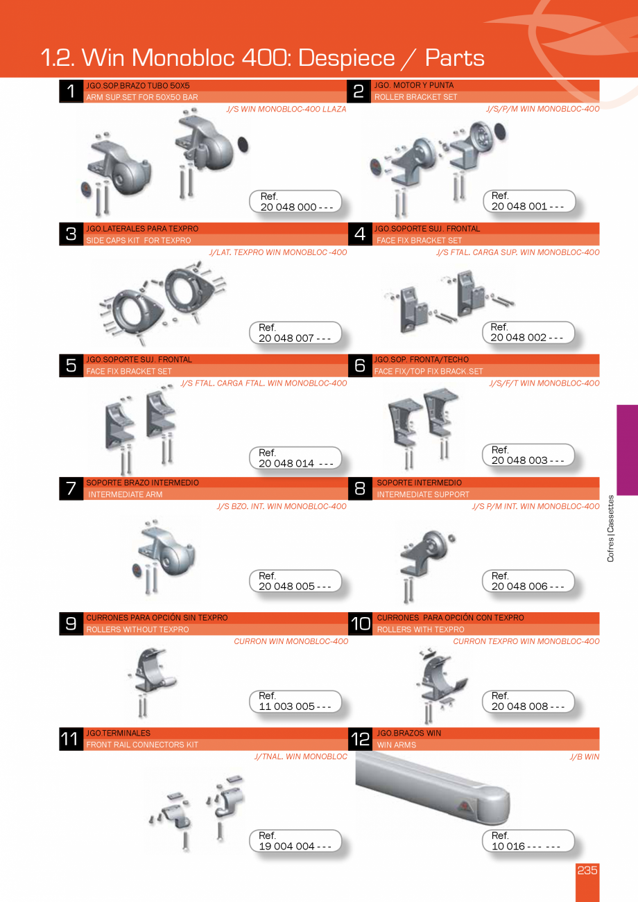 Pagina 471-Lista de preturi LLaza LLAZA Bip 300, Bip 500, Maxi Screen, Aluminiu, Lemn Catalog, brosura Engleza 