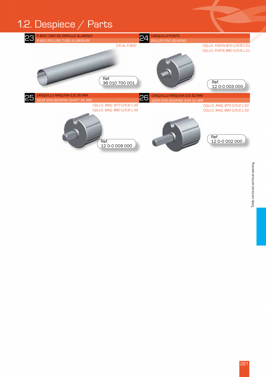 Pagina 564-Lista de preturi LLaza LLAZA Bip 300, Bip 500, Maxi Screen, Aluminiu, Lemn Catalog, brosura Engleza 