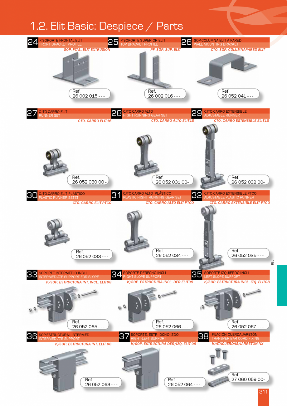 Pagina 624-Lista de preturi LLaza LLAZA Bip 300, Bip 500, Maxi Screen, Aluminiu, Lemn Catalog, brosura Engleza 