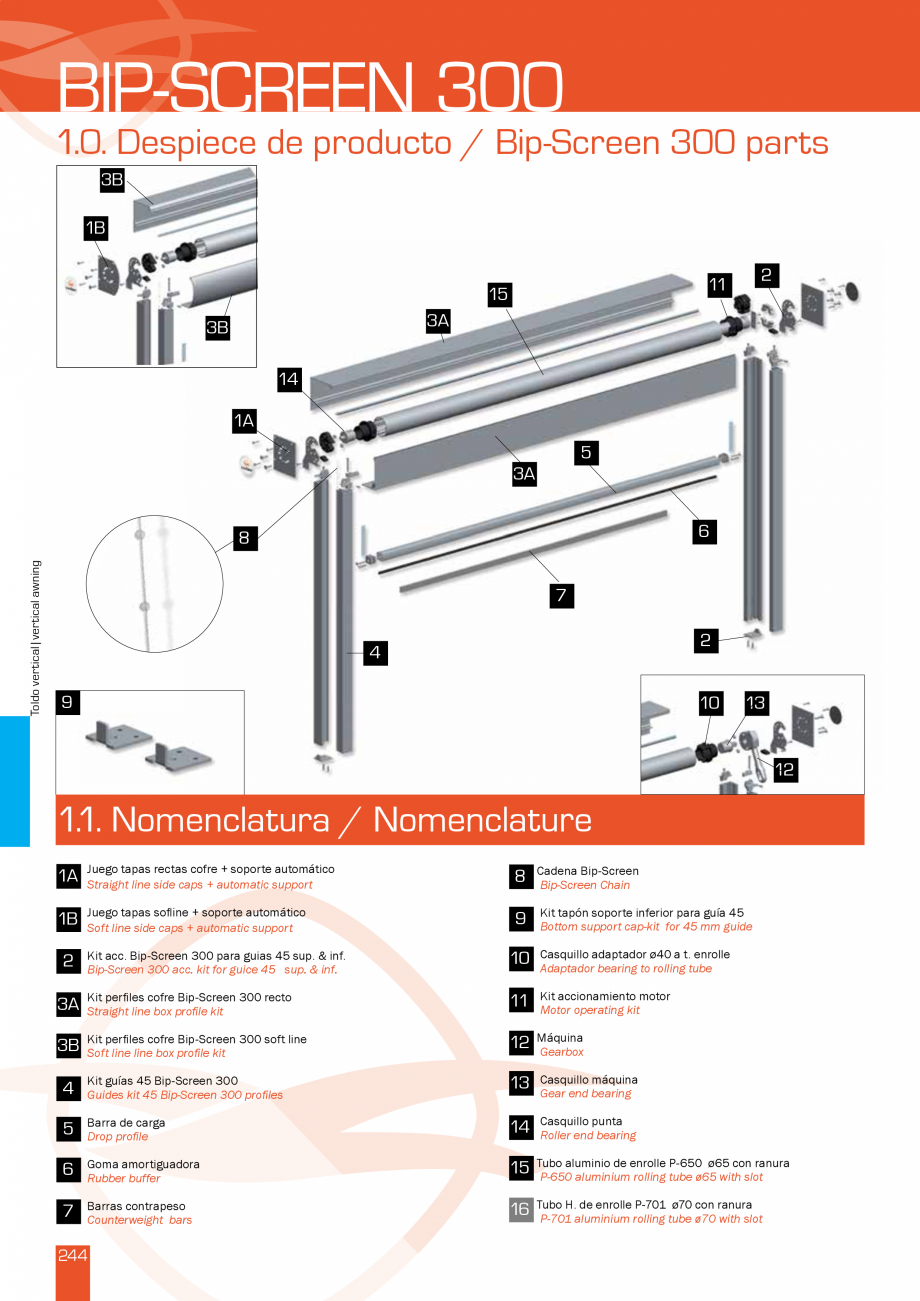 Pagina 490-Lista de preturi LLaza LLAZA Bip 300, Bip 500, Maxi Screen, Aluminiu, Lemn Catalog, brosura Engleza 