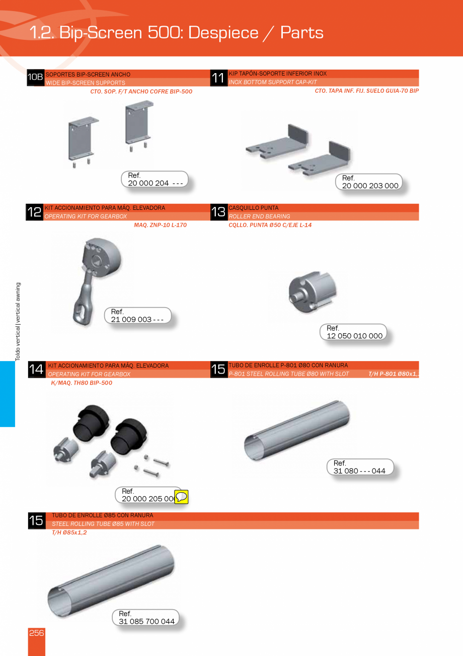 Pagina 514-Lista de preturi LLaza LLAZA Bip 300, Bip 500, Maxi Screen, Aluminiu, Lemn Catalog, brosura Engleza 