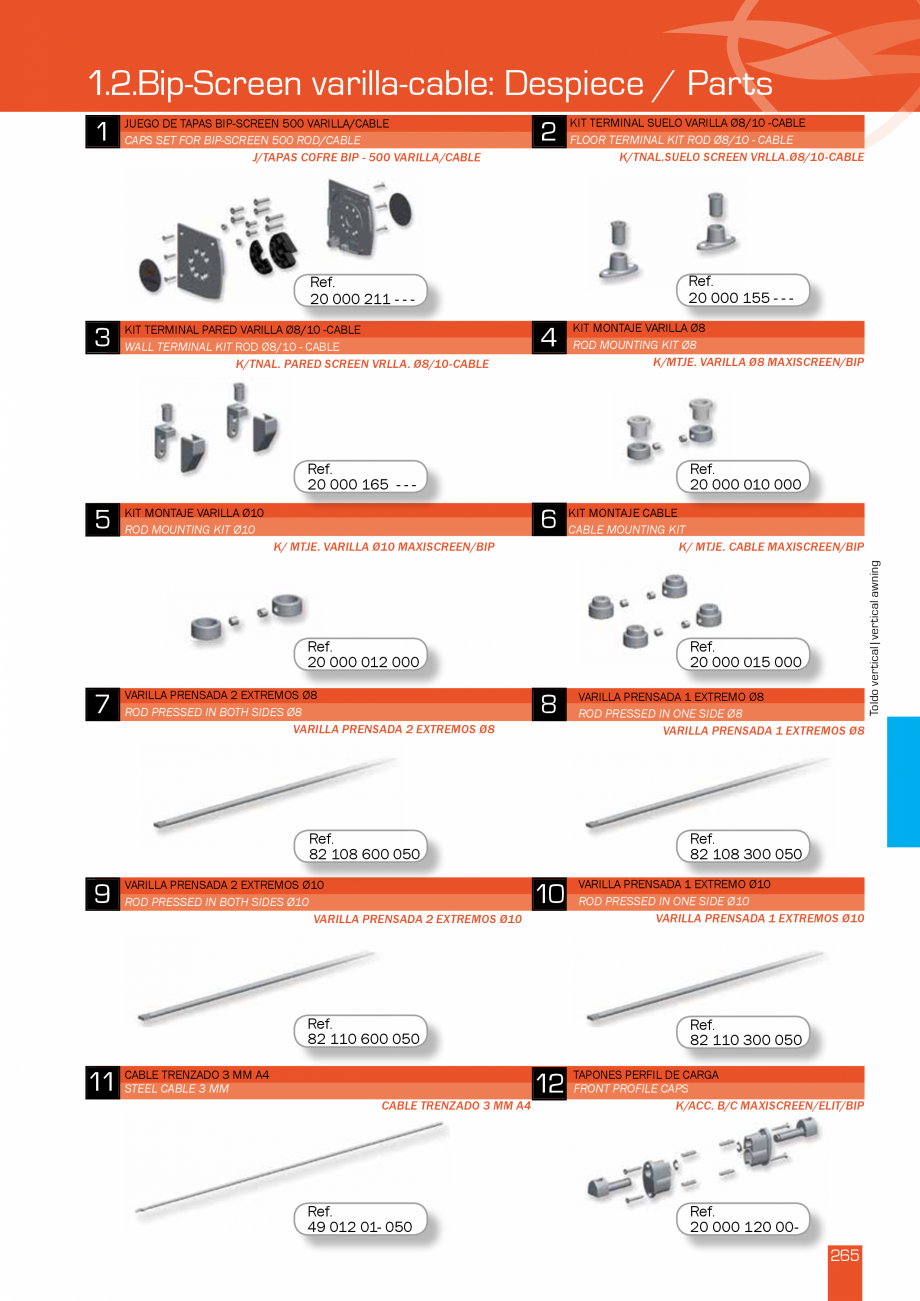 Pagina 532-Lista de preturi LLaza LLAZA Bip 300, Bip 500, Maxi Screen, Aluminiu, Lemn Catalog, brosura Engleza 