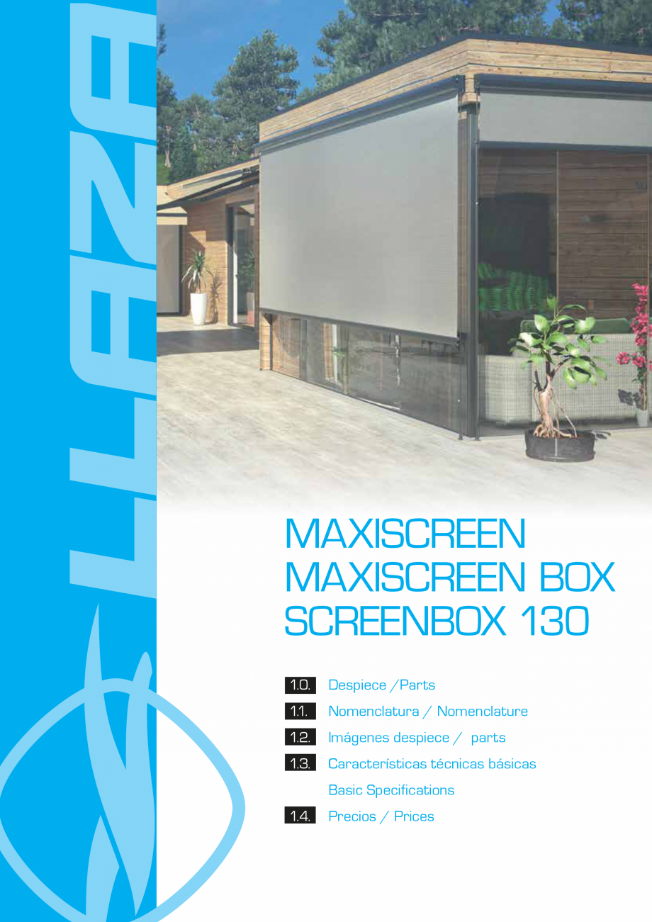 Pagina 552-Lista de preturi LLaza LLAZA Bip 300, Bip 500, Maxi Screen, Aluminiu, Lemn Catalog, brosura Engleza 