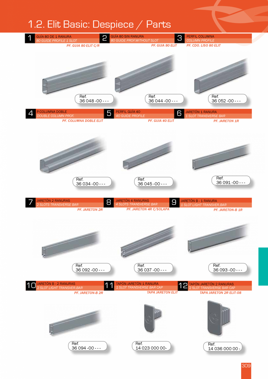 Pagina 619-Lista de preturi LLaza LLAZA Bip 300, Bip 500, Maxi Screen, Aluminiu, Lemn Catalog, brosura Engleza 