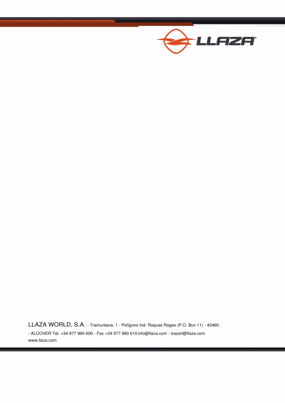 Pagina 16-Rulou din material textil LLAZA Maxi Screen Fisa tehnica Engleza 