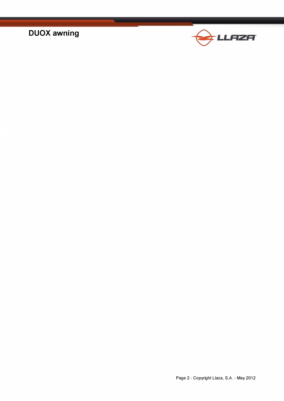 Pagina 2-Copertina dubla cu ax comun si structura proprie LLAZA Duox Fisa tehnica Engleza xtends to both...