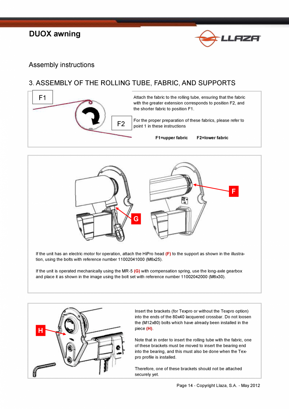 Pagina 14-Copertina dubla cu ax comun si structura proprie LLAZA Duox Fisa tehnica Engleza BRACKETS

D

Attach...