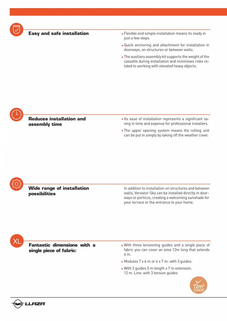 Pagina 4-Copertina cu caseta si pistoane LLAZA VeraStor Fisa tehnica Engleza rain, waterproof fabric with...