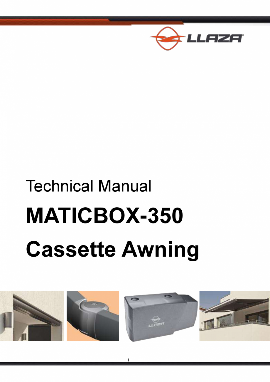 Pagina 1-Copertina casetata de dimensiuni mai mici LLAZA MaticBox 350 Fisa tehnica Engleza Technical Manual

...