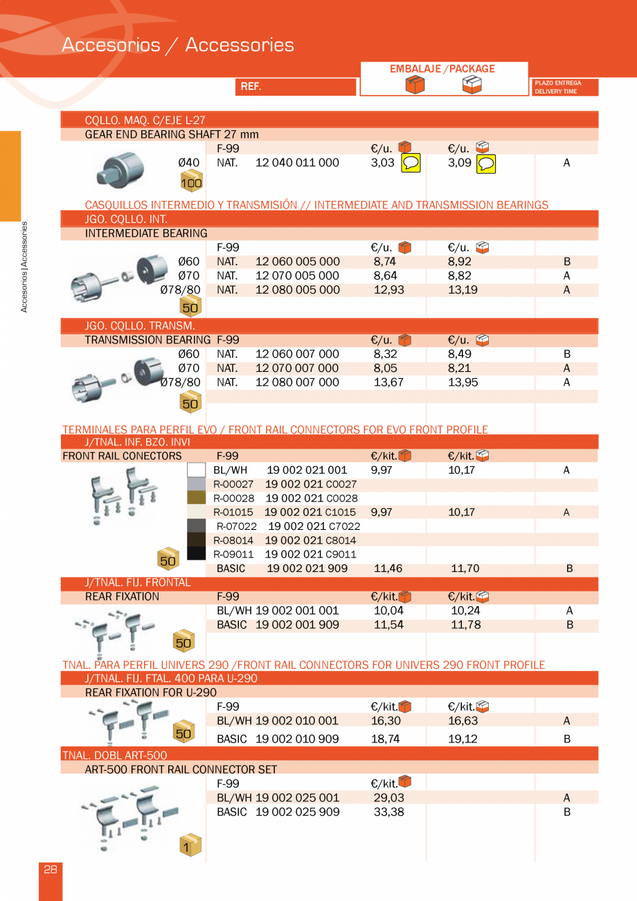 Pagina 29-Lista de preturi LLaza LLAZA StorBox 250, StorBox 300, ART 350 Plus, ART 250, Complet Pro 350,...