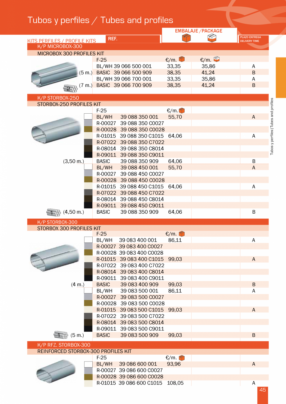 Pagina 46-Lista de preturi LLaza LLAZA StorBox 250, StorBox 300, ART 350 Plus, ART 250, Complet Pro 350,...