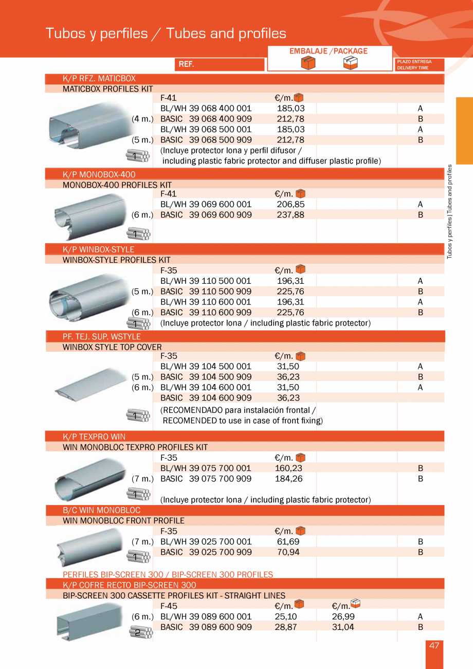 Pagina 48-Lista de preturi LLaza LLAZA StorBox 250, StorBox 300, ART 350 Plus, ART 250, Complet Pro 350,...