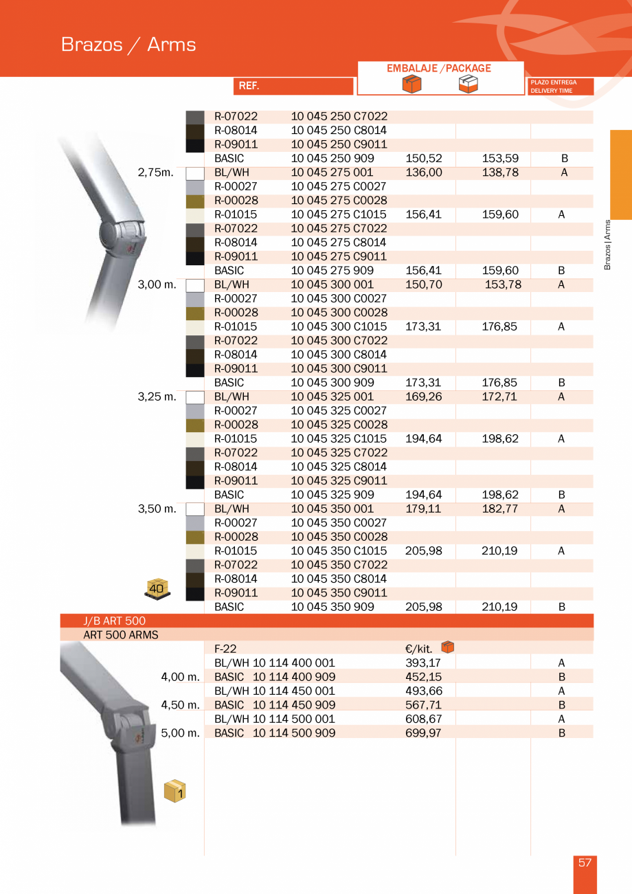 Pagina 58-Lista de preturi LLaza LLAZA StorBox 250, StorBox 300, ART 350 Plus, ART 250, Complet Pro 350,...