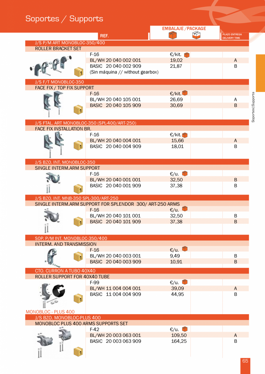 Pagina 66-Lista de preturi LLaza LLAZA StorBox 250, StorBox 300, ART 350 Plus, ART 250, Complet Pro 350,...