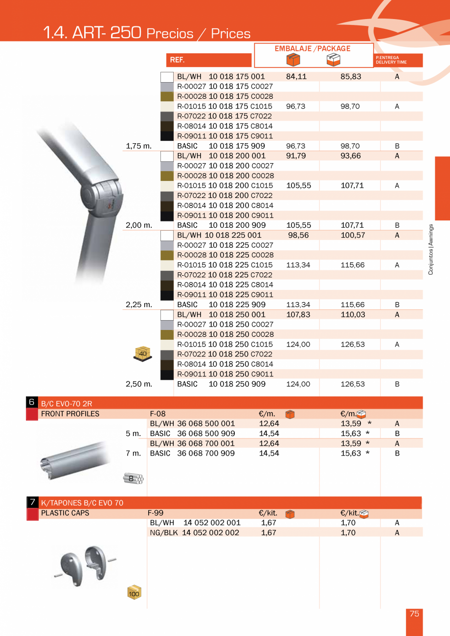 Pagina 76-Lista de preturi LLaza LLAZA StorBox 250, StorBox 300, ART 350 Plus, ART 250, Complet Pro 350,...