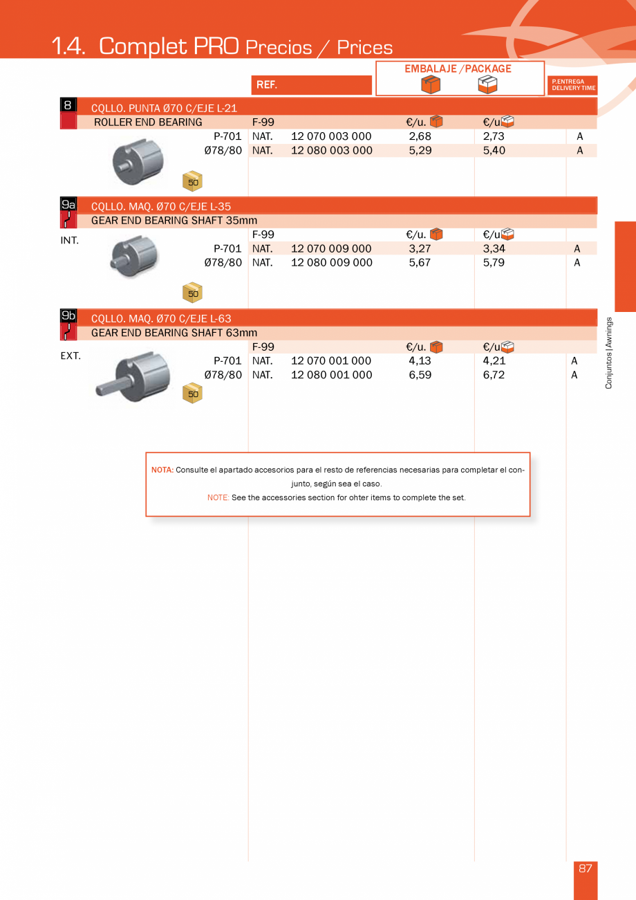 Pagina 88-Lista de preturi LLaza LLAZA StorBox 250, StorBox 300, ART 350 Plus, ART 250, Complet Pro 350,...